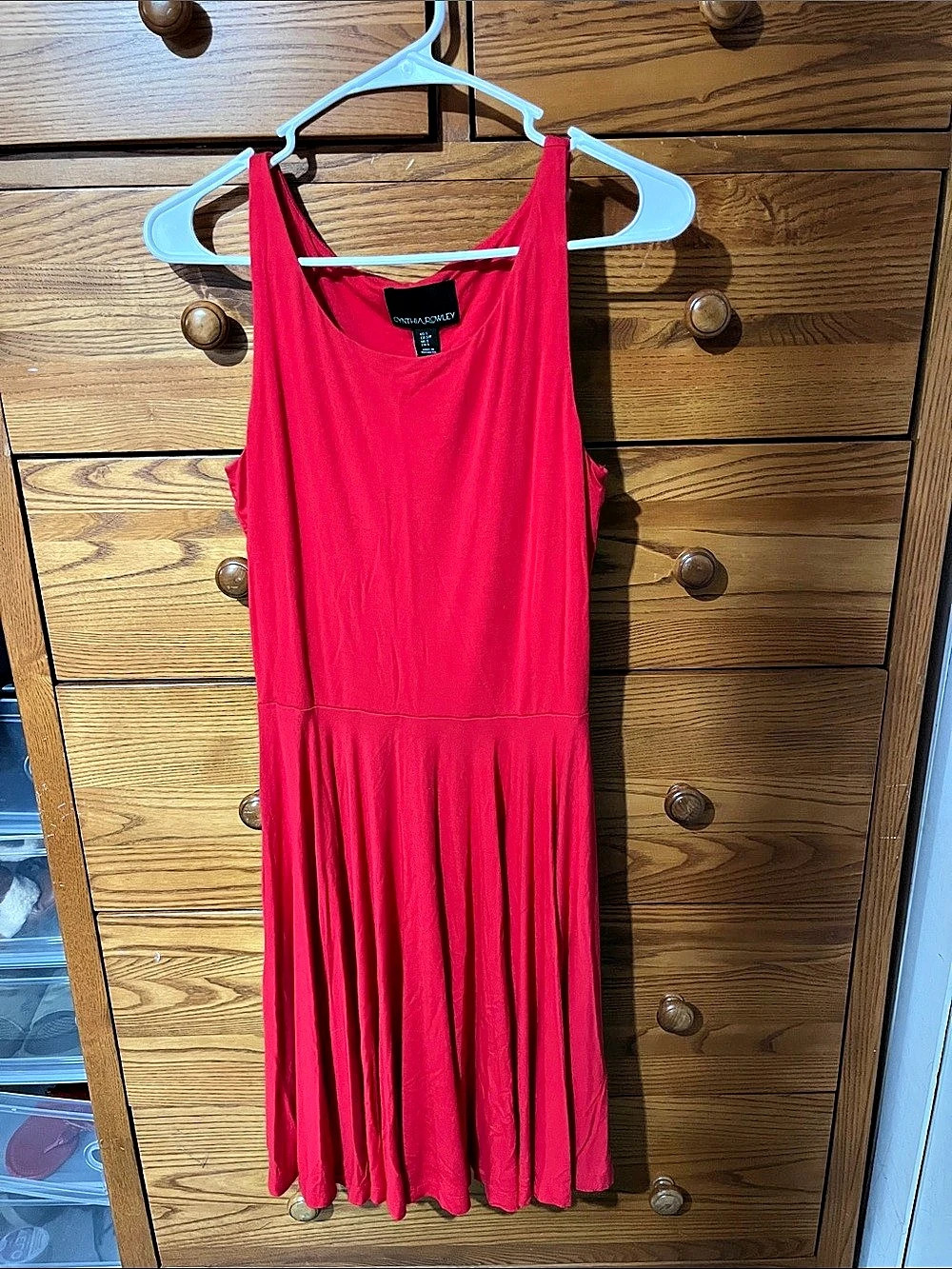 Cynthia Rowley Midi Dress in Pink Size Medium Like New